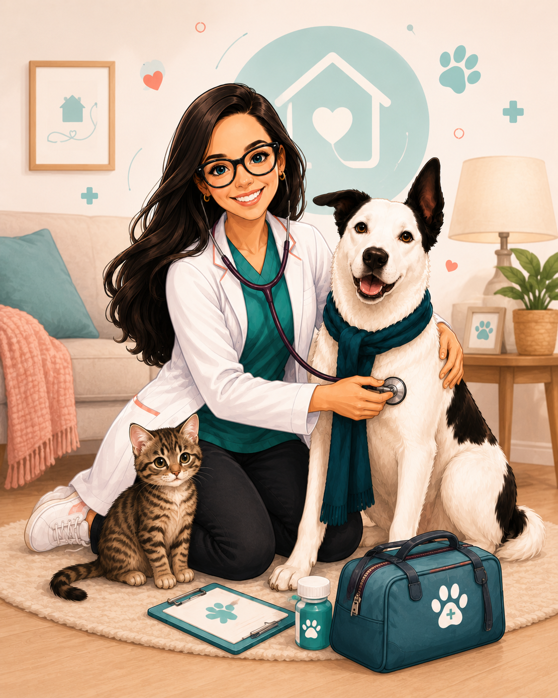 Atendimento veterinário domiciliar